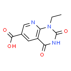 ChemSpider 2D Image | 1-ethyl-2,4-dioxo-1H,2H,3H,4H-pyrido[2,3-d]pyrimidine-6-carboxylic acid | C10H9N3O4