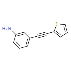 ChemSpider 2D Image | 3-(2-Thienylethynyl)aniline | C12H9NS