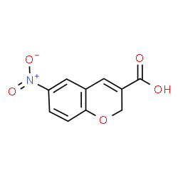 ChemSpider 2D Image | 6-Nitro-2H-chromene-3-carboxylic acid | C10H7NO5