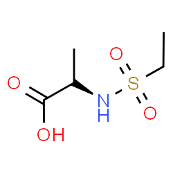 ChemSpider 2D Image | N-(Ethylsulfonyl)-L-alanine | C5H11NO4S