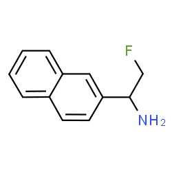 ChemSpider 2D Image | 2-Fluoro-1-(2-naphthyl)ethanamine | C12H12FN