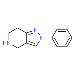 ChemSpider 2D Image | 2-phenyl-2H,4H,5H,6H,7H-pyrazolo[4,3-c]pyridine | C12H13N3