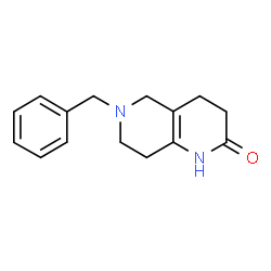 ChemSpider 2D Image | 6-Benzyl-3,4,5,6,7,8-hexahydro-1,6-naphthyridin-2(1H)-one | C15H18N2O