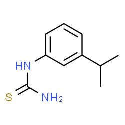 ChemSpider 2D Image | 1-(3-Isopropylphenyl)thiourea | C10H14N2S