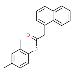 ChemSpider 2D Image | 2,4-Dimethylphenyl 1-naphthylacetate | C20H18O2
