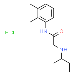 ChemSpider 2D Image | N~2~-sec-Butyl-N-(2,3-dimethylphenyl)glycinamide hydrochloride (1:1) | C14H23ClN2O
