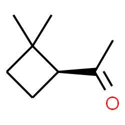 ChemSpider 2D Image | 1-[(1S)-2,2-Dimethylcyclobutyl]ethanone | C8H14O