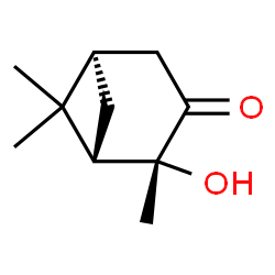 ChemSpider 2D Image | (1S,2R,5R)-2-Hydroxy-2,6,6-trimethylbicyclo[3.1.1]heptan-3-one | C10H16O2