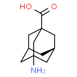 ChemSpider 2D Image | (5R)-3-Amino-1-adamantanecarboxylic acid | C11H17NO2