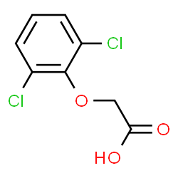 ChemSpider 2D Image | 2,6-dichlorophenoxyacetic acid | C8H6Cl2O3