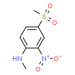 ChemSpider 2D Image | N-Methyl-4-(methylsulfonyl)-2-nitroaniline | C8H10N2O4S