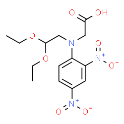 ChemSpider 2D Image | N-(2,2-Diethoxyethyl)-N-(2,4-dinitrophenyl)glycine | C14H19N3O8
