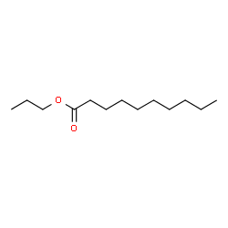 ChemSpider 2D Image | Propyl caprate | C13H26O2