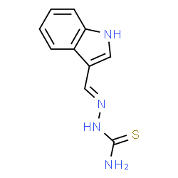 ChemSpider 2D Image | (E)-(1H-indol-3-ylmethylidene)aminothiourea | C10H10N4S