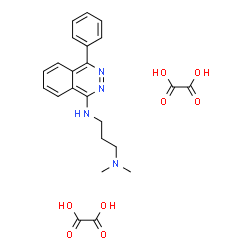 ChemSpider 2D Image | N,N-dimethyl-N'-(4-phenylphthalazin-1-yl)propane-1,3-diamine; oxalic acid | C23H26N4O8
