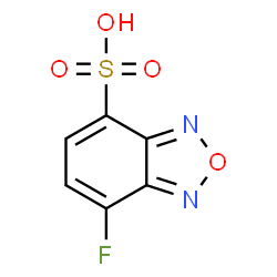 ChemSpider 2D Image | 4-Fluoro-7-sulfobenzofurazan | C6H3FN2O4S