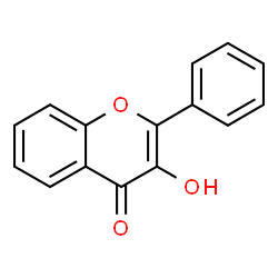 ChemSpider 2D Image | 3-Hydroxyflavone | C15H10O3