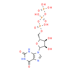 ChemSpider 2D Image | Xanthosine triphosphate | C10H15N4O15P3
