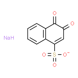 ChemSpider 2D Image | 1-Naphthalenesulfonate, 3,4-dihydro-3,4-dioxo-, sodium salt | C10H5NaO5S