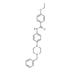 ChemSpider 2D Image | N-[4-(4-Benzyl-1-piperazinyl)phenyl]-4-ethoxybenzamide | C26H29N3O2