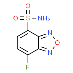 ChemSpider 2D Image | 4-Fluoro-7-sulfamoylbenzofurazan | C6H4FN3O3S