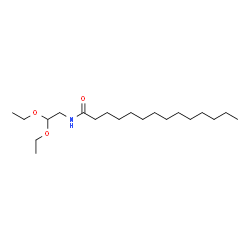 ChemSpider 2D Image | N-Myristoyl glycinal diethylacetal | C20H41NO3