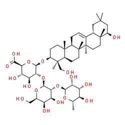 ChemSpider 2D Image | Soyasaponin I | C48H78O18