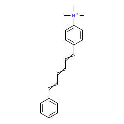 ChemSpider 2D Image | N,N,N-Trimethyl-4-(6-phenyl-1,3,5-hexatrien-1-yl)anilinium | C21H24N