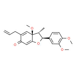 ChemSpider 2D Image | kadsurenone | C21H24O5