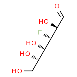 ChemSpider 2D Image | 3-fluoro-3-deoxyglucose | C6H11FO5