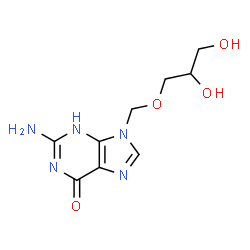 ChemSpider 2D Image | iso-Ganciclovir | C9H13N5O4