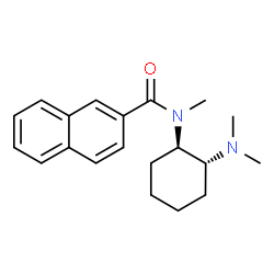 ChemSpider 2D Image | N-[(1R,2R)-2-(Dimethylamino)cyclohexyl]-N-methyl-2-naphthamide | C20H26N2O