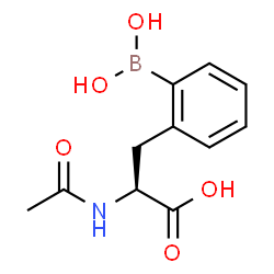 ChemSpider 2D Image | N-Acetyl-2-(dihydroxyboryl)-L-phenylalanine | C11H14BNO5