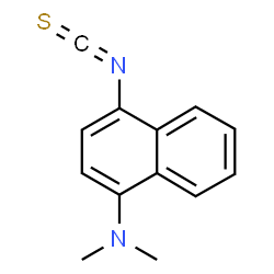 ChemSpider 2D Image | 4-dimethylamino-1-naphthyl isothiocyanate | C13H12N2S