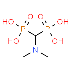 ChemSpider 2D Image | (Dimethylaminomethylene)diphosphonic acid | C3H11NO6P2