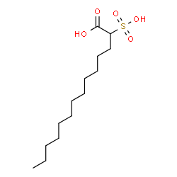 ChemSpider 2D Image | 2-Sulfotetradecanoic acid | C14H28O5S