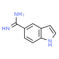 ChemSpider 2D Image | 1H-Indole-5-carboxamidine | C9H9N3