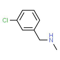 ChemSpider 2D Image | 3-CHLORO-N-METHYLBENZYLAMINE | C8H10ClN