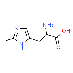 ChemSpider 2D Image | 2-Iodohistidine | C6H8IN3O2