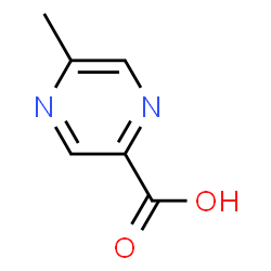 ChemSpider 2D Image | 5-Methyl-2-pyrazinecarboxylic acid | C6H6N2O2