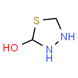 ChemSpider 2D Image | 1,3,4-Thiadiazolidin-2-ol | C2H6N2OS