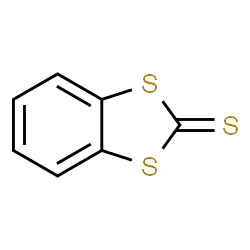 ChemSpider 2D Image | 1,3-Benzodithiole-2-thione | C7H4S3