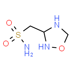 ChemSpider 2D Image | 1-(1,2,4-Oxadiazolidin-3-yl)methanesulfonamide | C3H9N3O3S