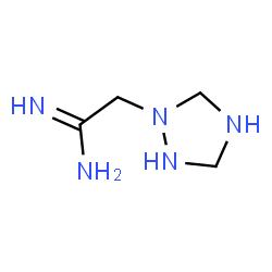 ChemSpider 2D Image | 2-(1,2,4-Triazolidin-1-yl)ethanimidamide | C4H11N5
