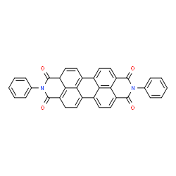 ChemSpider 2D Image | 2,9-Diphenyl-3a,14-dihydroisoquinolino[4',5',6':6,5,10]anthra[2,1,9-def]isoquinoline-1,3,8,10(2H,9H)-tetrone | C36H20N2O4