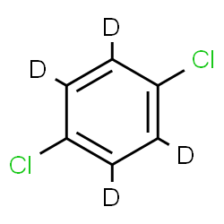 ChemSpider 2D Image | 1,4-Dichlorobenzene-d4 | C6D4Cl2