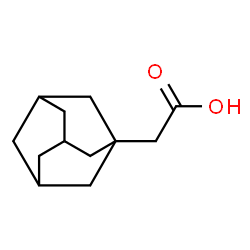 ChemSpider 2D Image | adamantaneacetic acid | C12H18O2