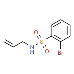 ChemSpider 2D Image | N-Allyl-2-bromobenzenesulfonamide | C9H10BrNO2S