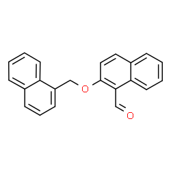 ChemSpider 2D Image | 2-(1-Naphthylmethoxy)-1-naphthaldehyde | C22H16O2