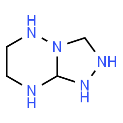 ChemSpider 2D Image | Octahydro[1,2,4]triazolo[4,3-b][1,2,4]triazine | C4H11N5
